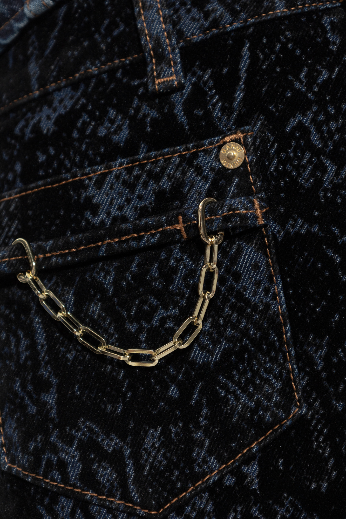 Lilac Sachet Lilac Foil Stary Jeans | GANNI NO